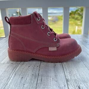 Vintage Barbie Suede Hiking Boots Girl’s Size 13 Play Condition Barbiecore Pink